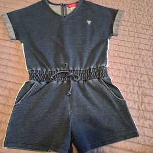 GUESS Kids Blue Denim Romper